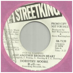 Dorothy Moore Just Another Broken Heart USED VINYL 7INCH 45 RPM PROMO