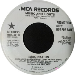 Imagination Music And Lights USED VINYL 7INCH 45 RPM SINGLE PROMO