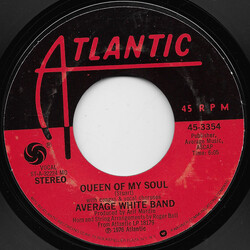 Average White Band Queen Of My Soul USED VINYL 7INCH 45 RPM STYRENE