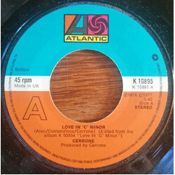 Cerrone Love In 'C' Minor USED VINYL 7INCH 45 RPM SINGLE