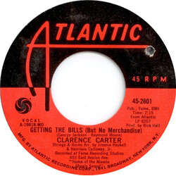 Clarence Carter The Court Room / Getting The Bills (But No Merchandise) USED VINYL 7INCH 45 RPM SINGLE