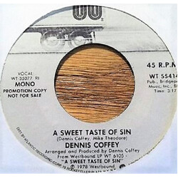 Dennis Coffey A Sweet Taste Of Sin USED VINYL 7INCH SINGLE PROMO