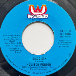 Houston Person Disco Sax / For The Love Of You USED VINYL 7INCH 45 RPM SINGLE STYRENE