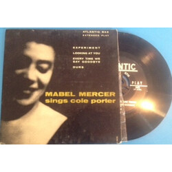 Mabel Mercer Mabel Mercer Sings Cole Porter USED VINYL 7INCH EP