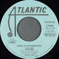 Spinners Magic In The Moonlight USED VINYL 7INCH 45 RPM SINGLE PROMO STEREO MONO