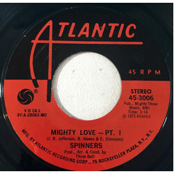 Spinners Mighty Love USED VINYL 7INCH 45 RPM SINGLE STYRENE