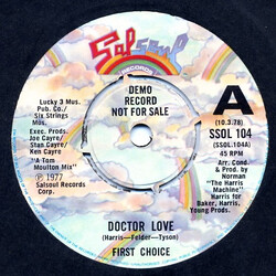 First Choice Doctor Love USED VINYL 7INCH 45 RPM PROMO