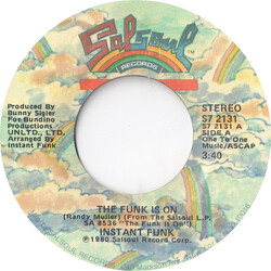 Instant Funk The Funk Is On USED VINYL 7INCH SINGLE STYRENE