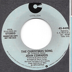 John Edwards (3) The Christmas Song USED VINYL 7INCH 45 RPM SINGLE PROMO