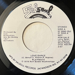 Playmate Love Dance USED VINYL 7INCH 45 RPM SINGLE PROMO STYRENE STEREO MONO