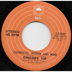 Chicory Tip Cigarettes, Women And Wine USED VINYL 7INCH 45 RPM