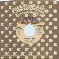 Cindy Bullens Too Close To Home USED VINYL 7INCH 45 RPM SINGLE MONO STEREO PROMO