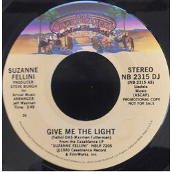 Suzanne Fellini Give Me The Light USED VINYL 7INCH 45 RPM SINGLE PROMO