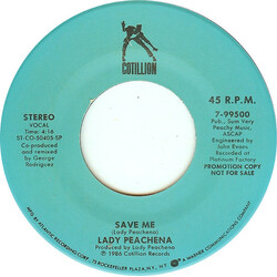 Lady Peachena Save Me USED VINYL 7INCH 45 RPM PROMO STEREO