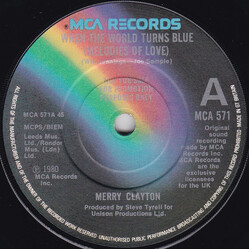 Merry Clayton When The World Turns Blue (Melodies of Love) USED VINYL 7INCH 45 RPM PROMO