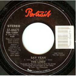 The Limit (2) Say Yeah USED VINYL 7INCH 45 RPM SINGLE