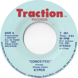 Kyper Conceited USED VINYL 7INCH 45 RPM SINGLE