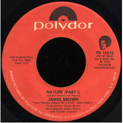 James Brown Nature USED VINYL 7INCH 45 RPM SINGLE