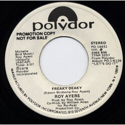 Roy Ayers Freaky Deaky USED VINYL 7INCH 45 RPM PROMO STEREO MONO