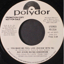 Roy Ayers / Wayne Henderson You Make Me Feel Like (Rockin' With Ya) USED VINYL 7INCH 45 RPM PROMO