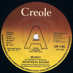 Montreal Sound (2) Music! USED VINYL 7INCH 45 RPM PROMO