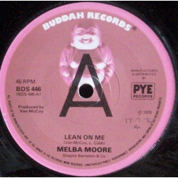 Melba Moore Lean On Me USED VINYL 7INCH 45 RPM SINGLE PROMO