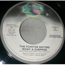 Pointer Sisters What A Surprise USED VINYL 7INCH 45 RPM PROMO