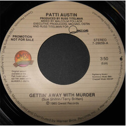 Patti Austin Gettin' Away With Murder USED VINYL 7INCH PROMO