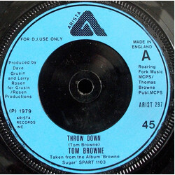 Tom Browne Throw Down USED VINYL 7INCH SINGLE
