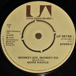 Mark Radice Monkey See, Monkey Do USED VINYL 7INCH 45 RPM