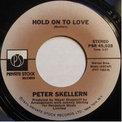 Peter Skellern Hold On To Love / Too Much, I'm In Love USED VINYL 7INCH 45 RPM SINGLE