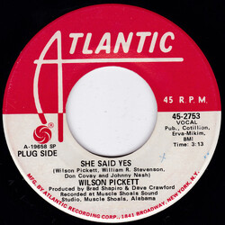Wilson Pickett She Said Yes USED VINYL 7INCH 45 RPM SINGLE PROMO
