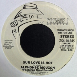 Alphonse Mouzon Our Love Is Hot USED VINYL 7INCH 45 RPM SINGLE PROMO STEREO