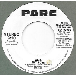 Ana Shy Boys USED VINYL 7INCH PROMO
