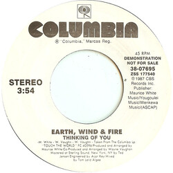 Earth, Wind & Fire Thinking Of You USED VINYL 7INCH 45 RPM PROMO