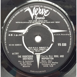 The Righteous Brothers (You're My) Soul And Inspiration USED VINYL 7INCH 45 RPM SINGLE