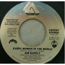 Air Supply Every Woman In The World USED VINYL 7INCH 45 RPM SINGLE STYRENE STEREO