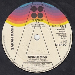 Sarah Dash Sinner Man USED VINYL 7INCH 45 RPM SINGLE PROMO STEREO