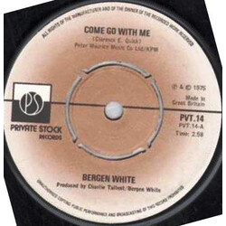 Bergen White Come Go With Me USED VINYL 7INCH SINGLE