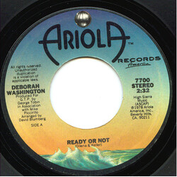 Deborah Washington Ready Or Not USED VINYL 7INCH 45 RPM
