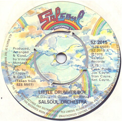 The Salsoul Orchestra Little Drummer Boy USED VINYL 7INCH 45 RPM SINGLE