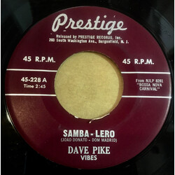 Dave Pike Samba-Lero / Melvalita USED VINYL 7INCH