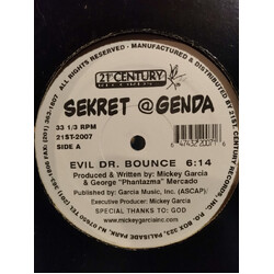 Sekret @genda Evil Dr. Bounce / Subliminal USED VINYL 12INCH