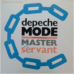 Depeche Mode Master And Servant (U.S. Black & Blue Version) USED VINYL 12INCH 45 RPM MAXI-SINGLE