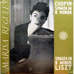 Marisa Regules Chopin Sonata In B Minor / Sonata In B Minor Liszt Vinyl LP USED