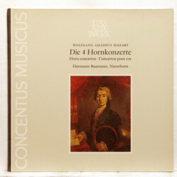 Wolfgang Amadeus Mozart / Hermann Baumann / Concentus Musicus Wien Die 4 Hornkonzerte (Horn Concertos · Concertos Pour Cor) Vinyl LP USED