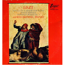 Franz Liszt / Alfred Brendel Sonata In B Minor For Piano, Dante Sonata, Mephisto Waltz No. 1 Vinyl LP USED