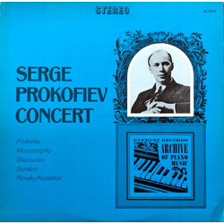 Sergei Prokofiev / Modest Mussorgsky / Alexander Glazunov / Alexander Scriabine / Nikolai Rimsky-Korsakov Serge Prokofiev Concert Vinyl LP USED