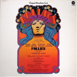 "Follies" Original Broadway Cast / Stephen Sondheim Follies (Original Cast Recording) Vinyl LP USED