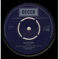 BBC Radiophonic Workshop / Brenda And Johnny Doctor Who / This Can't Be Love USED VINYL 7INCH 45 RPM SINGLE REISSUE
